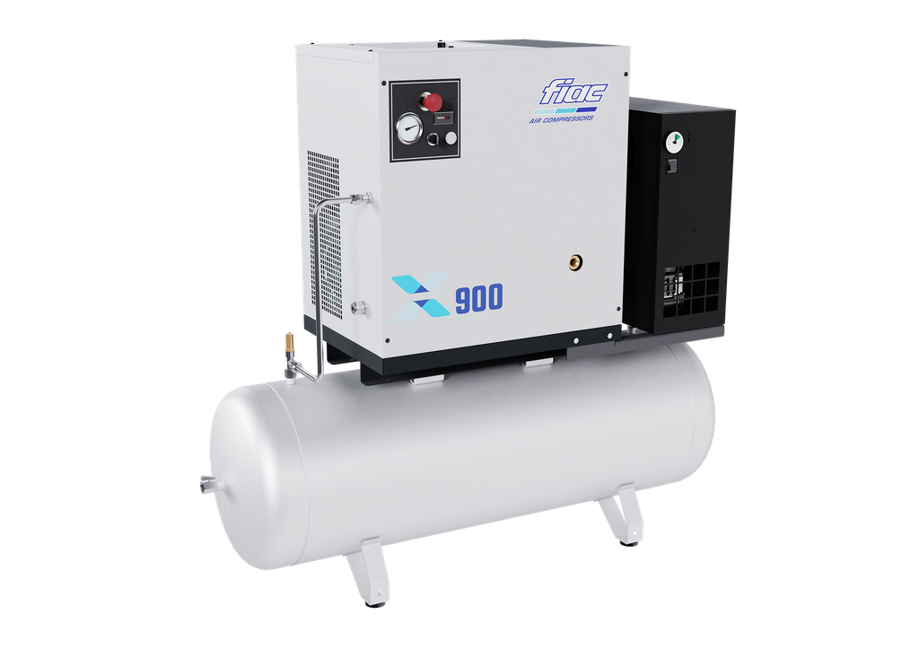 Kompressori, ruuvi Fiac X 900, sisältää kuivaimen
