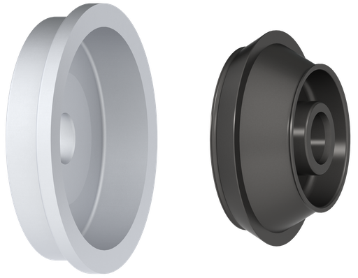 [HA150400091] Keskityskartio 122-174 mm / alum. taustalevy Haweka (043/018)